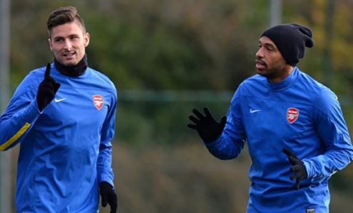 Оливье Жиру и Терри Анри. Фото Getty Images