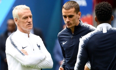 Дидье Дешам и Антуан Гризманн