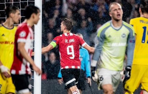 ЛЧ-2018/2019. ПСВ - БАТЭ - 3:0. Фото vi.nl