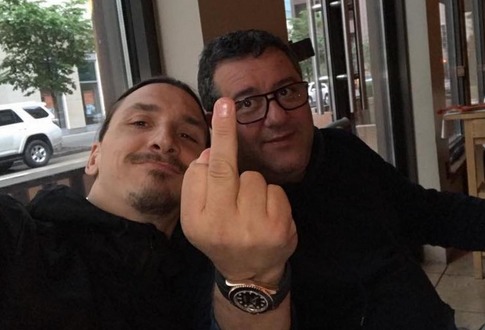 Мино Райола и Златан Ибрагимович