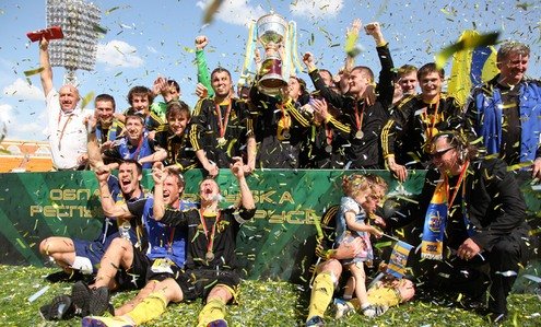 Кубок Беларуси 2011/2012. "Нафтан" победил. Фото Андрея Князюка