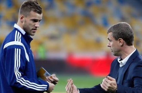 Андрей Ярмоленко и Сергей Ребров