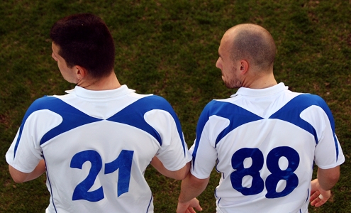 Фатос Бечирай и Ненад Адамович. Фото dinamo-minsk.by