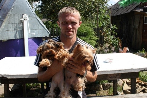 Андрей Леончик и его питомцы