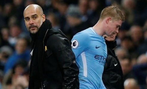 Хосеп Гвардиола и Кевин де Брюйне