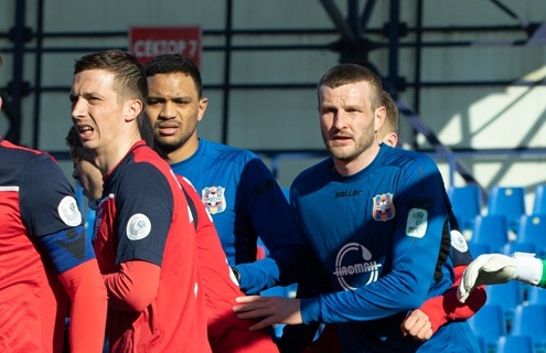 Терентий Луцевич и Сергей Концевой. Фото ФК "Минск"