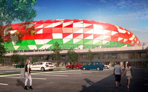 Проект Национального стадиона. Фото pressball.by