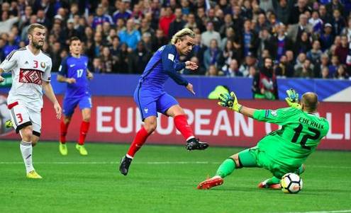 ЧМ-2018. Франция - Беларусь - 2:1. Антуан Гризманн