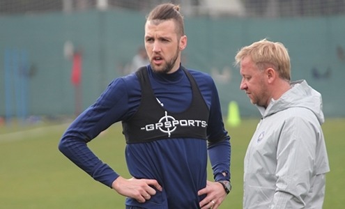 Неманья Милунович и Александр Ермакович. Фото fcbate.by