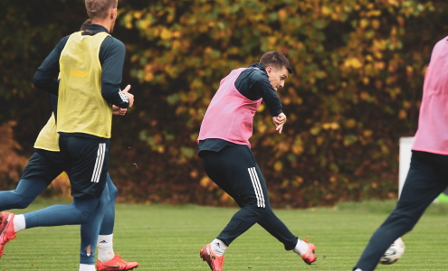 Тренировка БАТЭ. Станислав Драгун. Фото fcbate.by