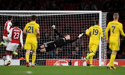 ЛЕ-2017/2018. Арсенал - БАТЭ. Фото Reuters