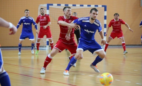 Мини-футбол. Лидсельмаш - Мапид. Фото vk.com/m.f.c.lidselmash.lida